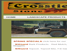 Tablet Screenshot of crosstiestonesupply.com